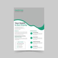 Modern And Corporate Business Flyer Design Template vector