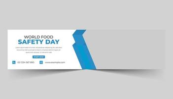 Corporate Social Media cover template vector