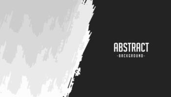 Abstract black and white brush background. Eps10 vector. vector