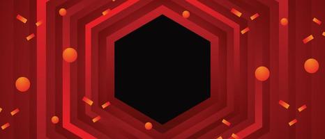 geometric abstract background. with an orange background vector