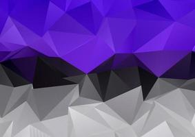 silver purple and black low poly design vector