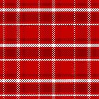 christmas themed plaid style pattern background vector