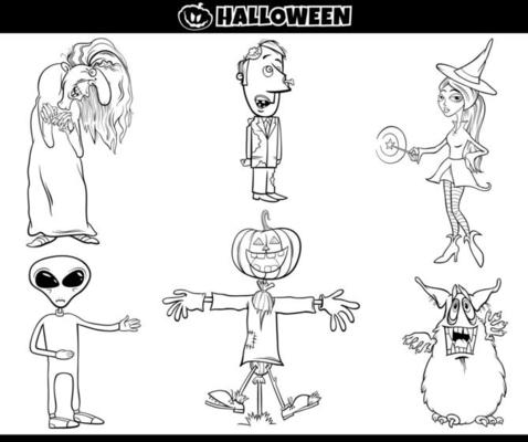 Zombie Coloring Book Vector Art, Icons, and Graphics for Free Download