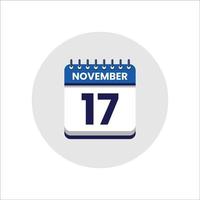 Calendar date icon. day of the month icon. Event schedule date. Appointment time. Planner agenda, calendar month november schedule and Time planner. Day reminder. Vector ICON