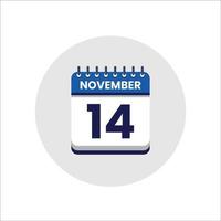 Calendar date icon. day of the month icon. Event schedule date. Appointment time. Planner agenda, calendar month november schedule and Time planner. Day reminder. Vector ICON