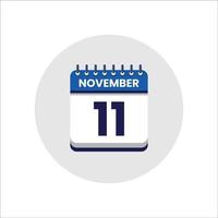 Calendar date icon. day of the month icon. Event schedule date. Appointment time. Planner agenda, calendar month november schedule and Time planner. Day reminder. Vector ICON