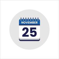 Calendar date icon. day of the month icon. Event schedule date. Appointment time. Planner agenda, calendar month november schedule and Time planner. Day reminder. Vector ICON