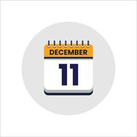 icono de fecha del calendario. icono del día del mes. fecha del programa del evento. hora de la cita. agenda del planificador, calendario del mes calendario de diciembre y planificador de tiempo. recordatorio del día. icono de vectores