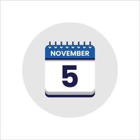 Calendar date icon. day of the month icon. Event schedule date. Appointment time. Planner agenda, calendar month november schedule and Time planner. Day reminder. Vector ICON