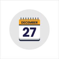 Calendar date icon. day of the month icon. Event schedule date. Appointment time. Planner agenda, calendar month december schedule and Time planner. Day reminder. Vector ICON