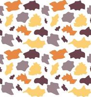 abstract autumn background seamless pattern leaves vector image orange yellow and brown spots