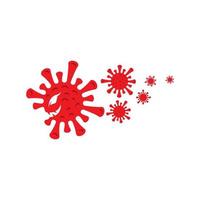 Virus vector illustration icon template design