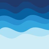 Abstract Water wave design background vector