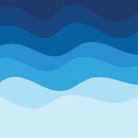 Abstract Water wave design background vector