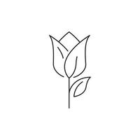 icono de vector de floristería de belleza