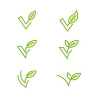 Vegan element Vector icon design illustration