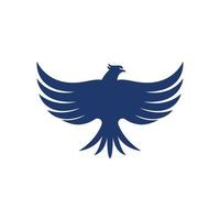 Falcon wing icon Template vector