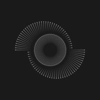 halftone circle dots vector