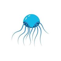 jelly fish Vector icon design illustration