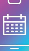 Calendar Vector Icon Design Illustration