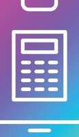 Calculator Vector Icon Design Illustration