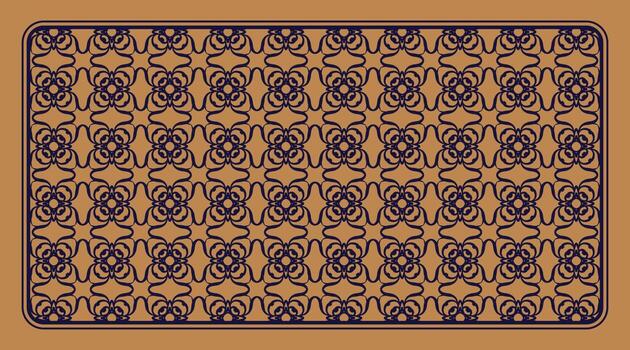 fondo de patrón decorativo, diseño vectorial vector