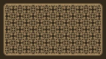fondo de patrón decorativo, diseño vectorial vector