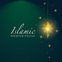 Ramadan Kareem Greeting Islamic Illustration Background vector design