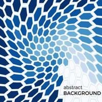 Abstract background with blue hexagons elements. Vector illustration.