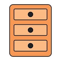 Drawers Colored icon, editable vector