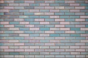 Colored brick wall texture photo