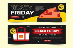 Black Friday Sale banner Design Template vector