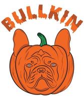 Bullkin Tshirt Design vector