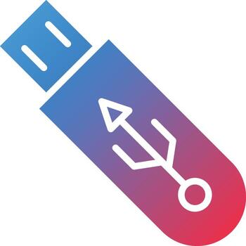 Usb Icon Style vector