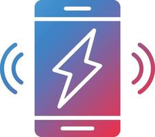 Wireless Charging Icon Style vector