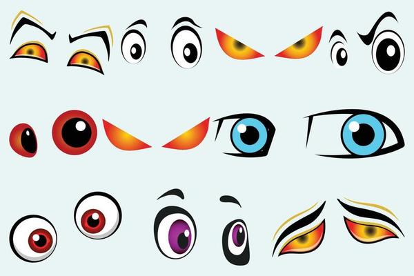Eyes vector and art