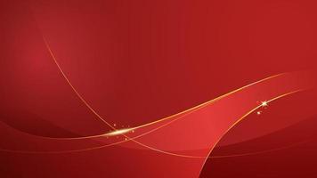 abstract luxury red and gold background vector design modern illustration template layout