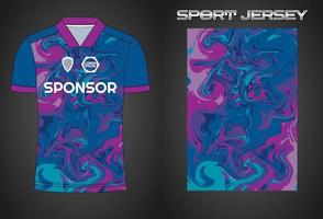 Soccer jersey sport shirt design template vector