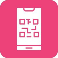 ilustración de diseño de icono de vector de código qr