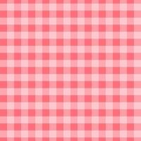 Red gingham seamless pattern background. vector