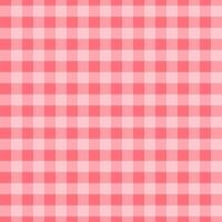 Red gingham seamless pattern background. vector