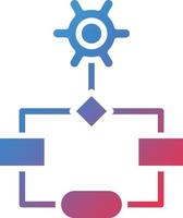 Workflow Icon Style vector