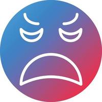 Sad Icon Style vector