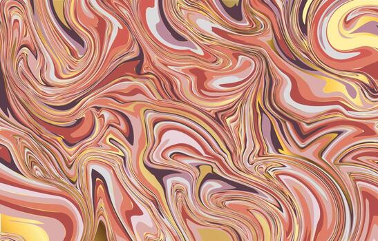 Abstract Inkspace in Deep Pastel Color vector