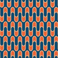 Retro pattern in the style of the 70s and 60s vector
