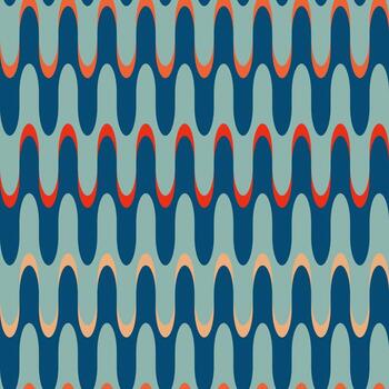 patrón retro al estilo de los años 70 y 60 vector