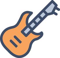 guitar vector illustration on a background.Premium quality symbols.vector icons for concept and graphic design.