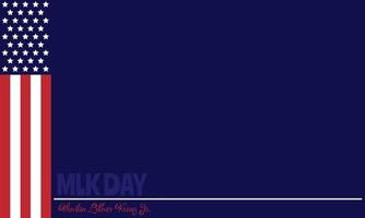 Martin Luther King Jr. Day background vector