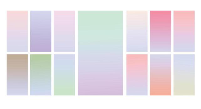 Modern Screen vector pastel gradient Background. Vibrant smooth soft color gradient for Mobile Apps, background Design. Bright Soft Color Gradient for mobile apps.