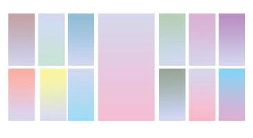 Modern Screen vector pastel gradient Background. Vibrant smooth soft color gradient for Mobile Apps, background Design. Bright Soft Color Gradient for mobile apps.